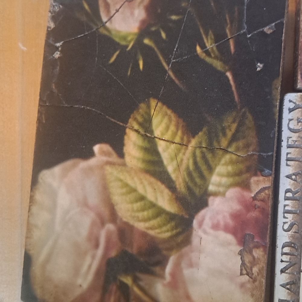 Sid Dickens Floral Panel in Pink, Green, Black, Cream